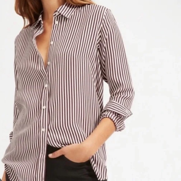 100% silk button down - Picture 1 of 3